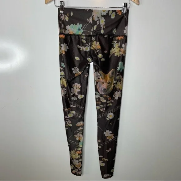 Teeki Wildflower Hot Pant Leggings Small - Picture 5 of 8